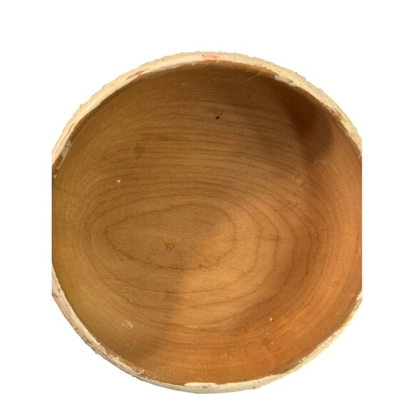 Vintage Santa Claus Figurine With Tree & Reindeer Glitter Finish 13" Tall Holida - Picture 7 of 8